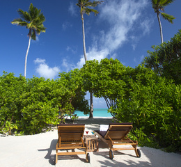 Garten mit zugang zum strand